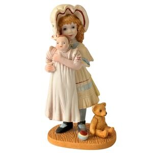 Jan Hagara Jenny and Her Bye-Lo Doll Porcelain Figurine Royal Orleans 1982 5.25"